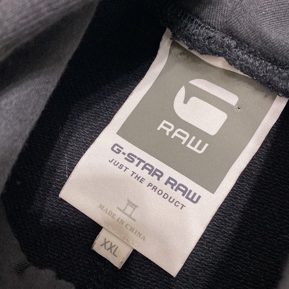 G-Star Raw Sobeck Hooded Parka sweatshirt mens xxl - Picture 3 of 8